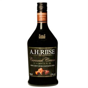 A.H. RIISE Caramel Cream Liqueur & sea salt 17% 70  cl.
