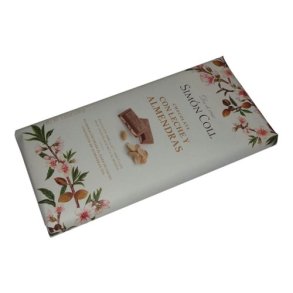 Lys chokolade med mandler - Simon Coll