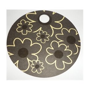 Kort sort med blomster