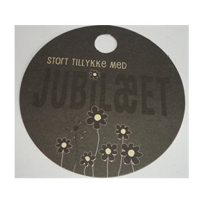 Kort tillykke med jubilet