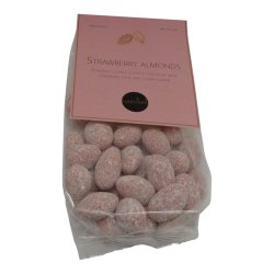 Jordb�r mandler med chokolade