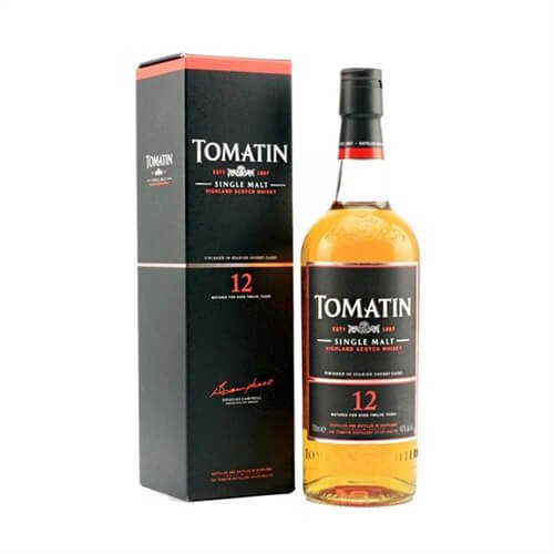 Whisky - Tomatin 12 år Single Highland Malt Scotch Whisky 40% 70cl
