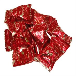 Flowpakket Chokoladetrfler karamel 1 stk.